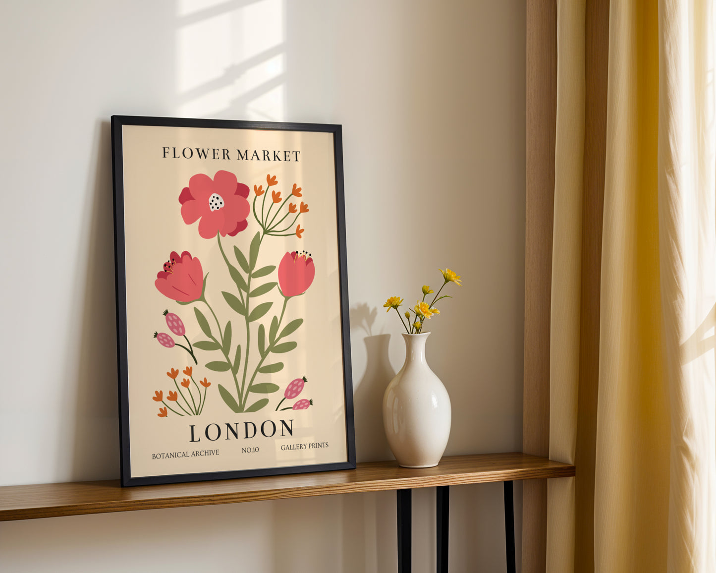 London Flower Market Botanical Archival Framed Poster – Framed Wall Art Poster - Image 4