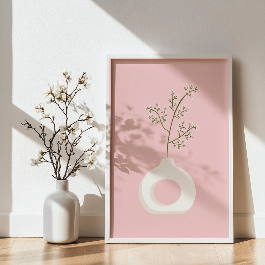 Ethereal Bloom Botanical Framed Poster - Image 3