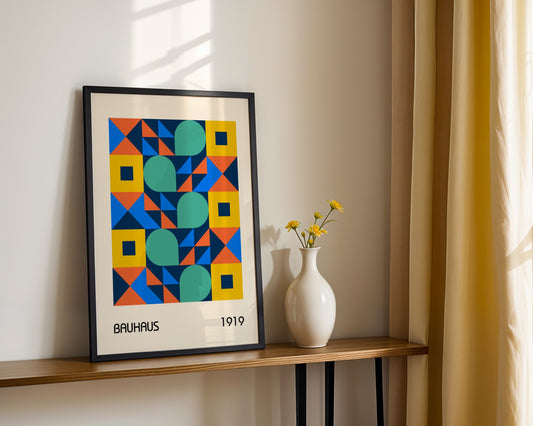 Bauhaus Experimental Design Framed Poster - Image 1