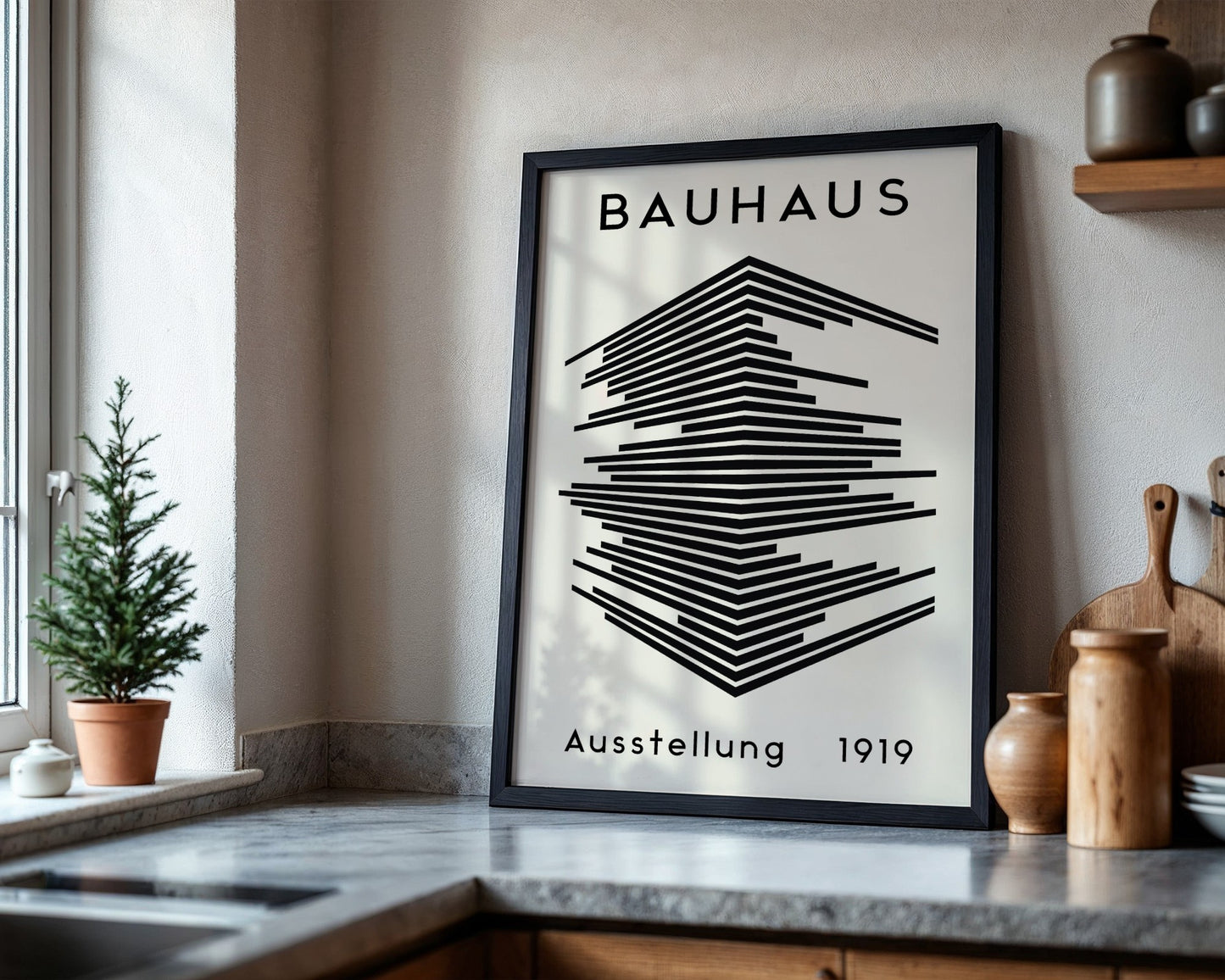 Bauhaus 1919 Exhibition Framed Poster - Image 4