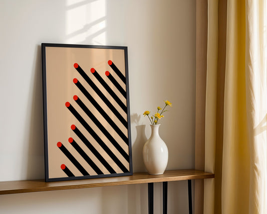 Bauhaus Grid System Framed Poster - Image 1