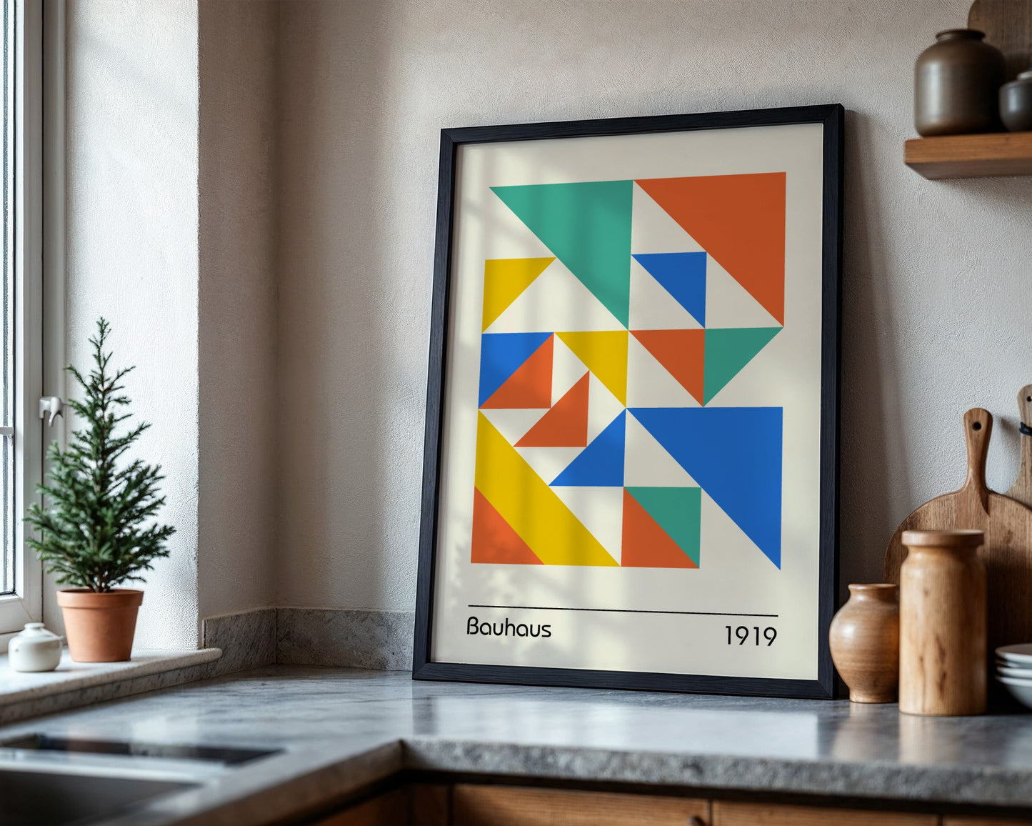 Bauhaus Modular Design Framed Poster - Image 4