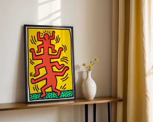 Dynamic Pop Art Figures Framed Poster - View 1