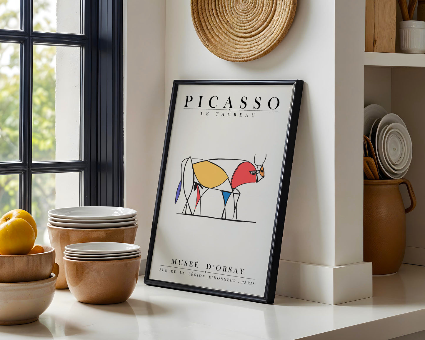 Picasso Le Taureau Abstract Bull Framed Poster - View 3