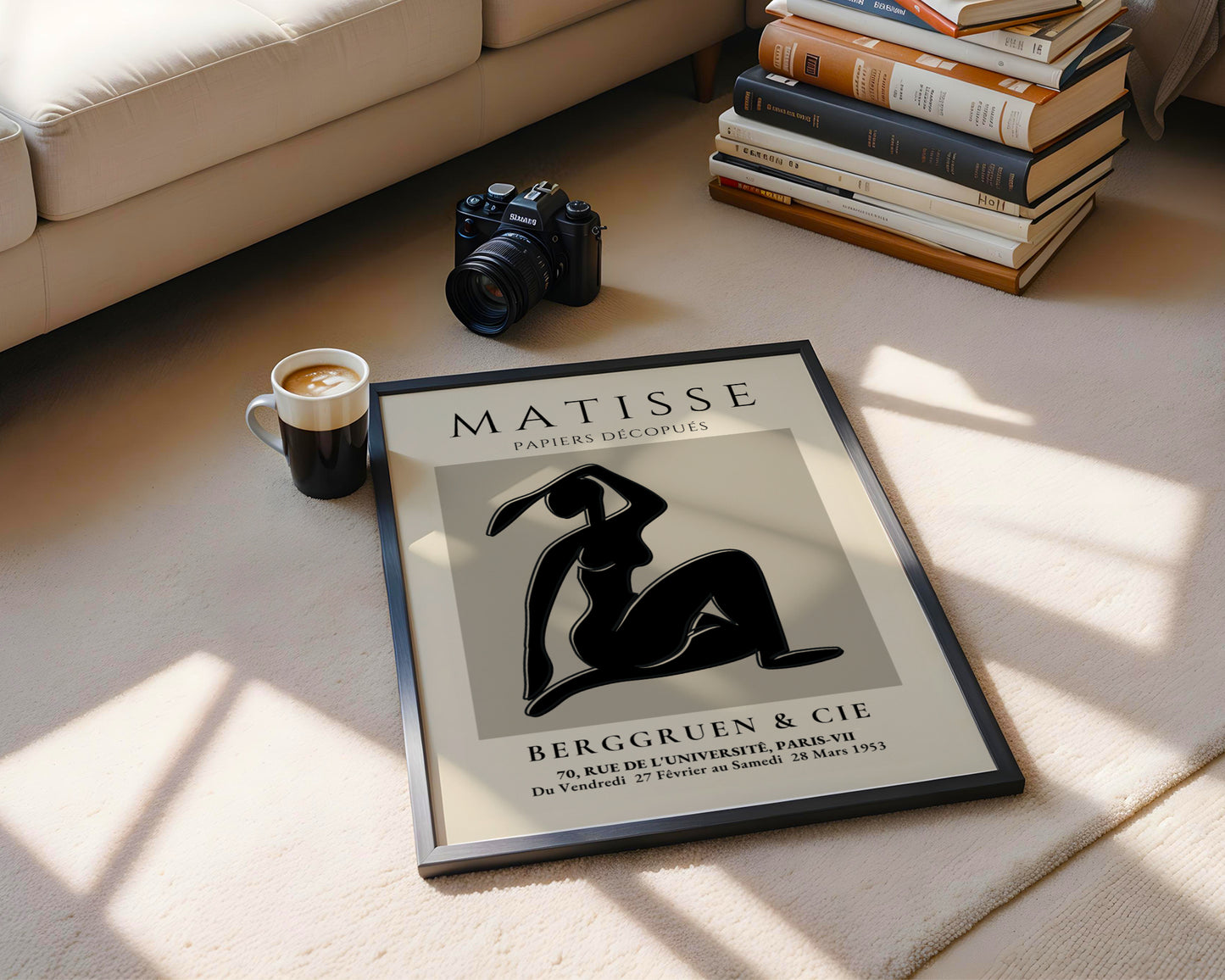 Matisse Papiers Découpés Abstract Nude Framed Poster - View 5