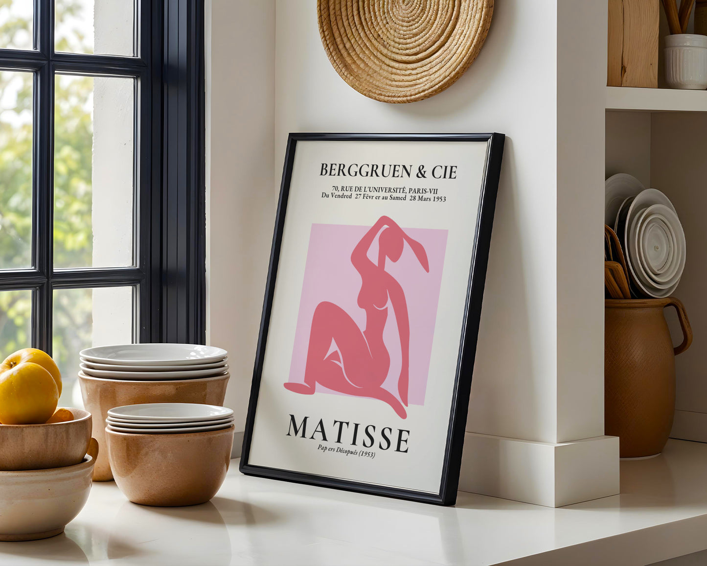 Matisse Nu Bleu Abstract Figure Framed Poster - View 5