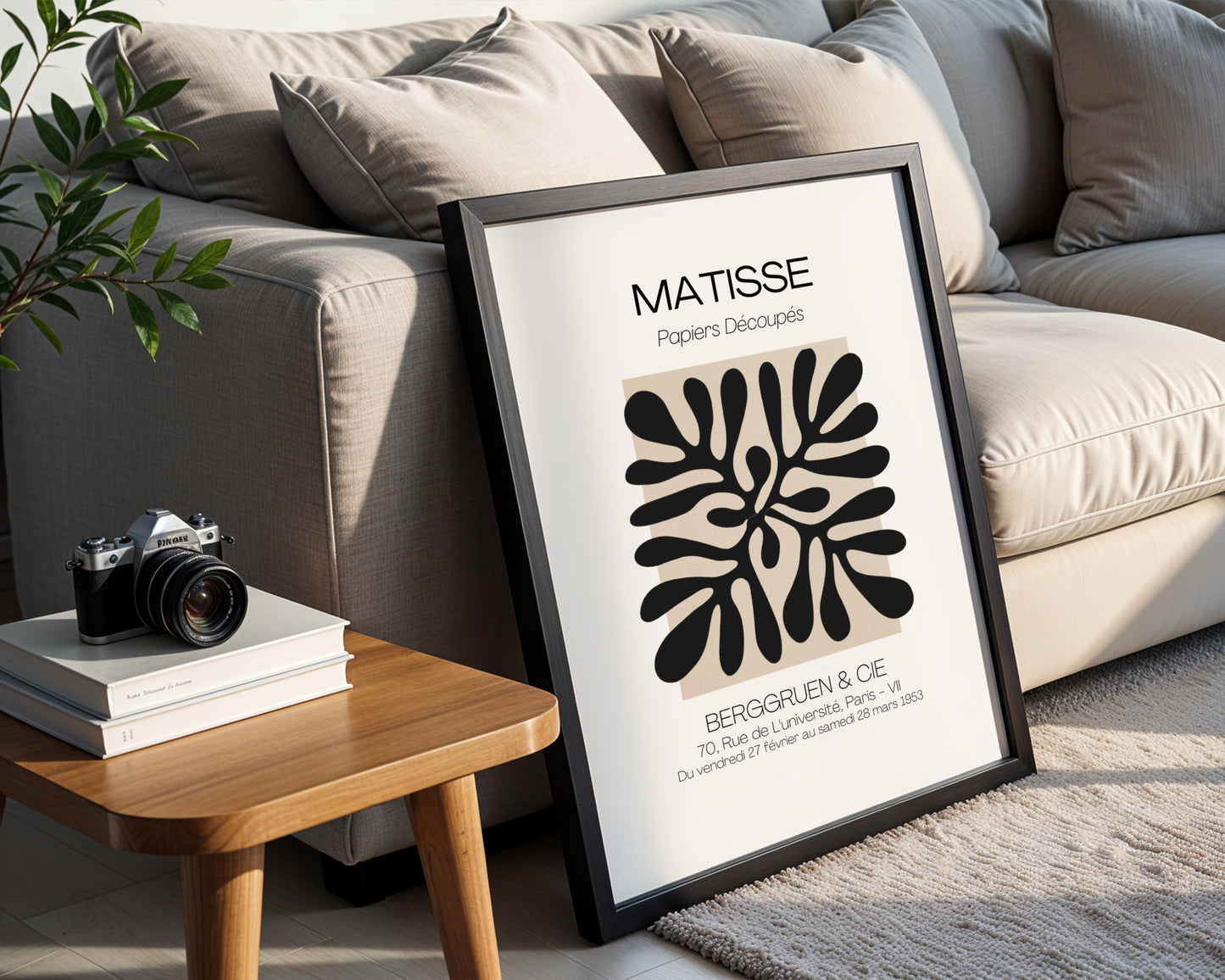 Matisse Papiers Découpés Abstract Framed Wall Art - View 4