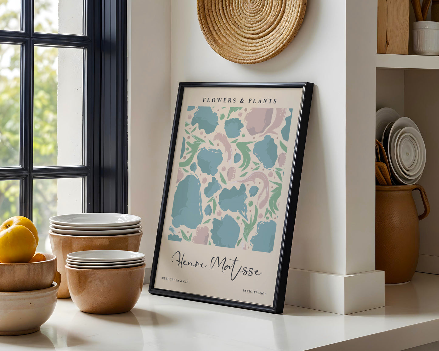 Henri Matisse Abstract Flowers & Plants Framed Poster - View 3