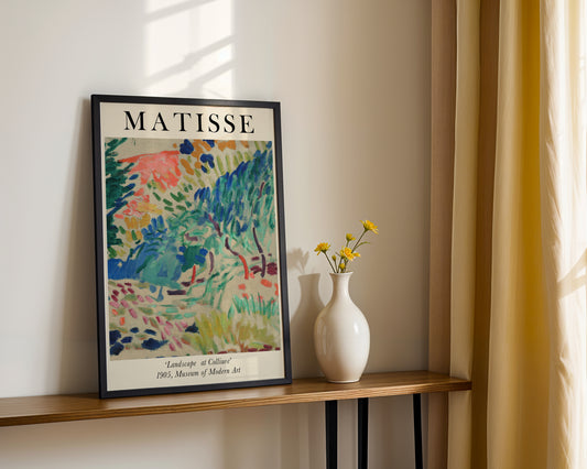 Matisse Landscape at Collioure Abstract Art Framed Poster - View 2