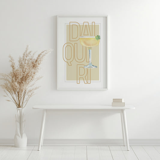 Daiquiri Cocktail Drink Framed Poster – Framed Wall Art Poster - Image 2