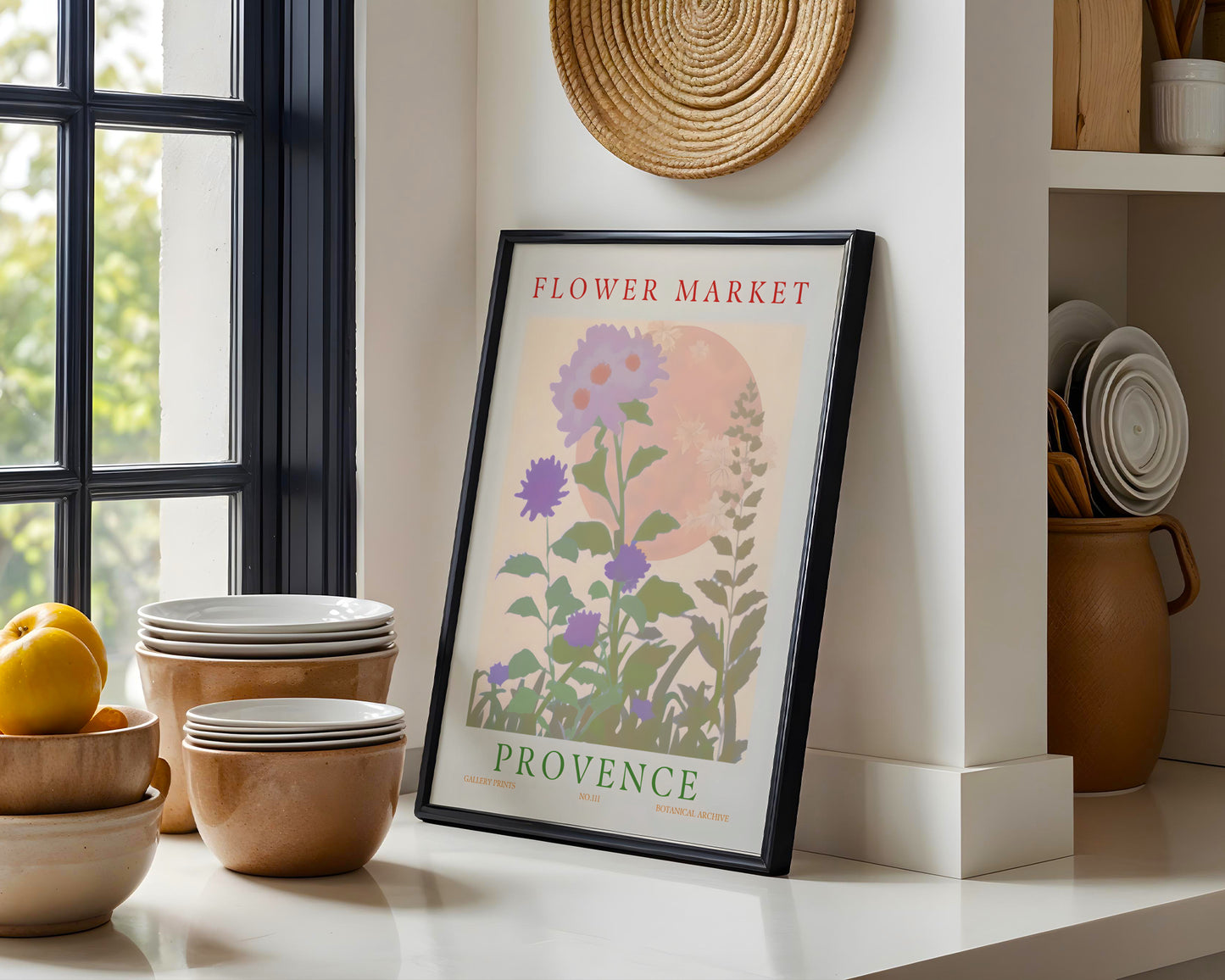 Provence Flower Market Botanical Framed Poster – Framed Wall Art Poster - Image 4