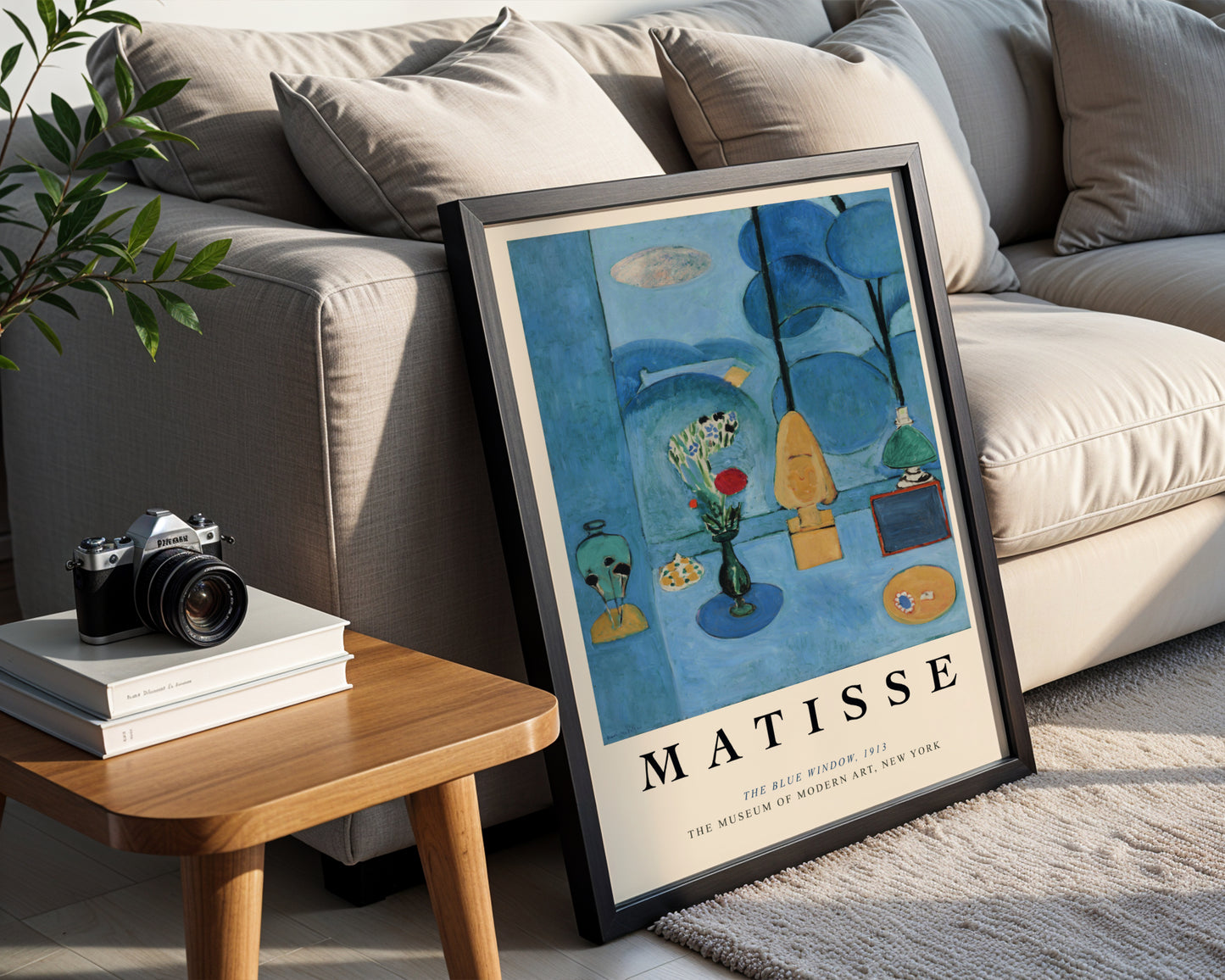 Matisse The Blue Window 1913 Framed Art Print - View 5