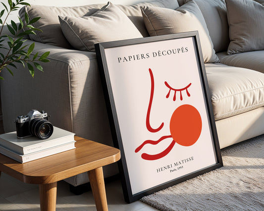Henri Matisse Papiers Découpés Abstract Framed Art - View 2