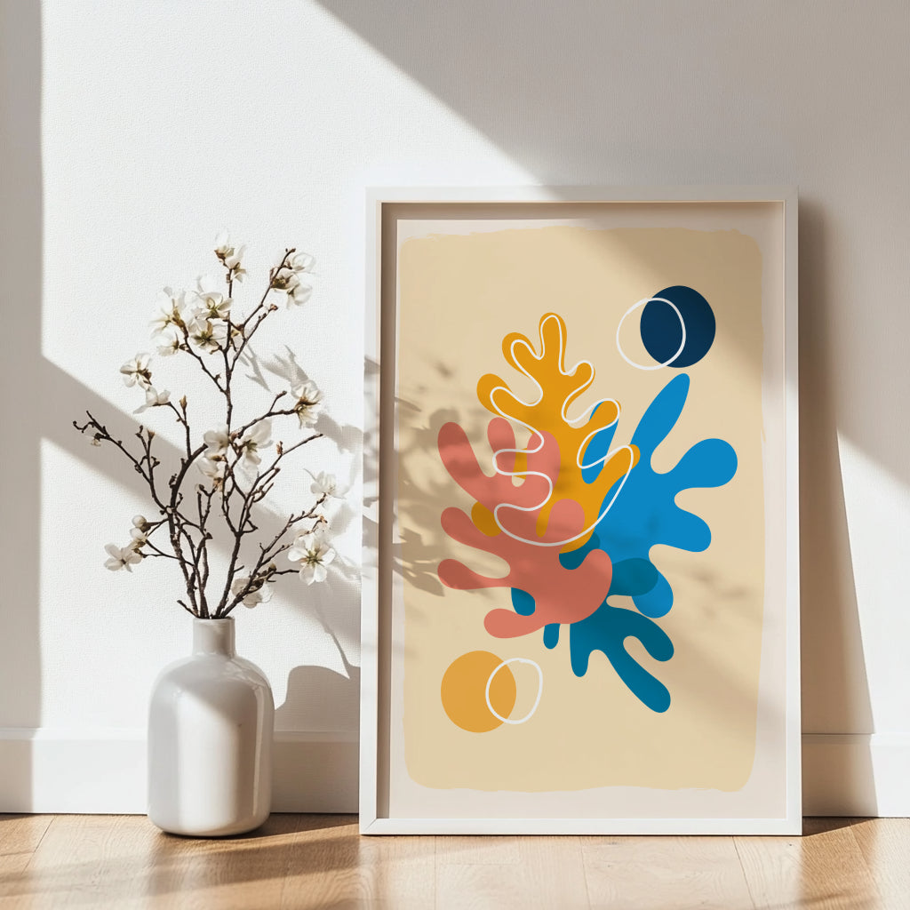 Golden Hour Botanical Framed Poster - Image 3