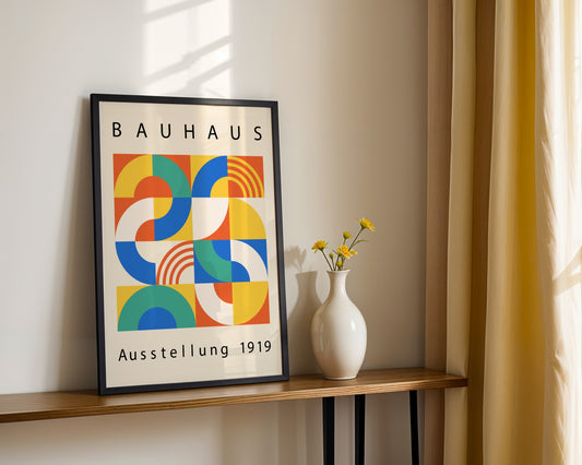 Bauhaus Visual Harmony Framed Poster - Image 1