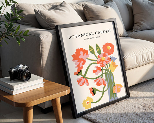 Abstract Botanical Garden Framed Poster - Image 2