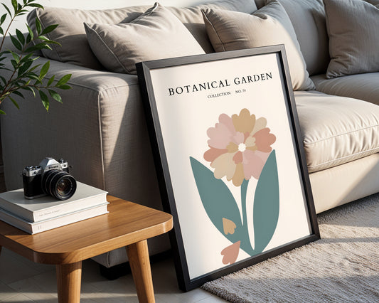 Botanical Garden Abstract Floral Framed Poster #2 - Image 1