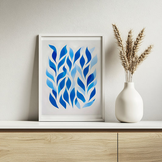 Geometric Abstract Framed Print - framed wall art India