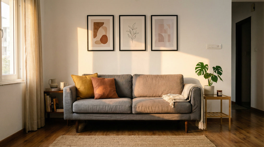 framed wall art - framed prints in Indian living room