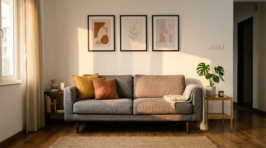 framed wall art - framed prints in Indian living room