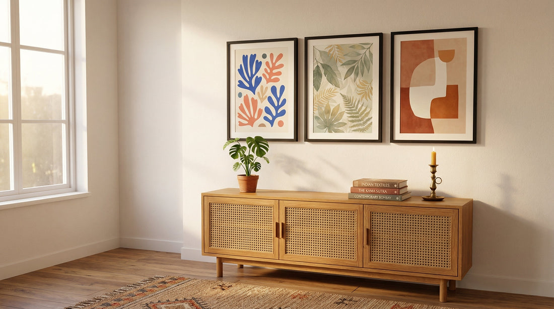 aesthetic pinterest paintings - framed wall art ideas for Indian homes