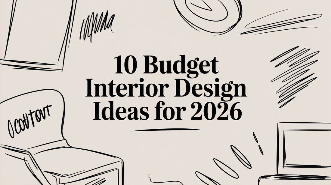 10 Budget Interior Design Ideas for 2026