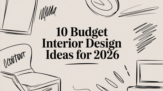 10 Budget Interior Design Ideas for 2026