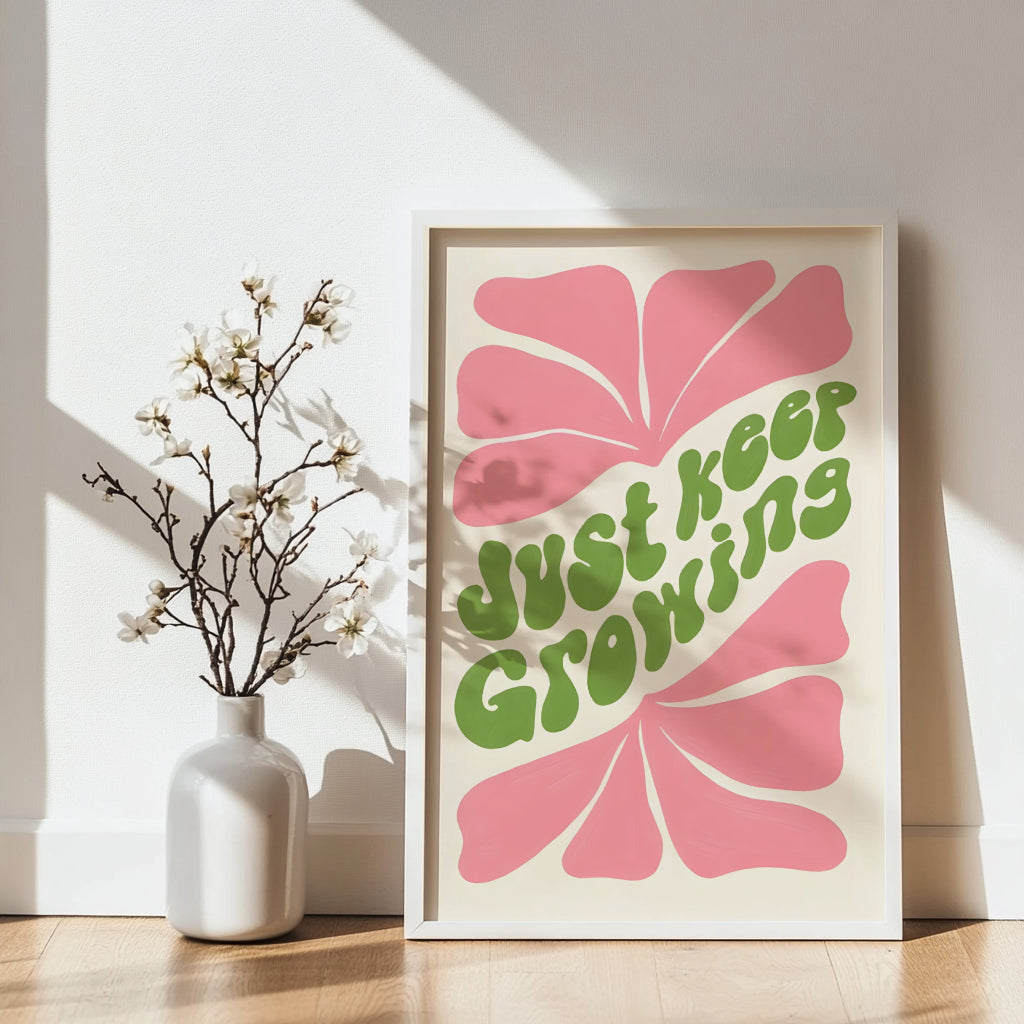 Serene Meadow Wildflower Framed Poster - Image 3