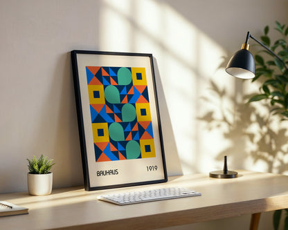 Bauhaus Experimental Design Framed Poster - Image 2