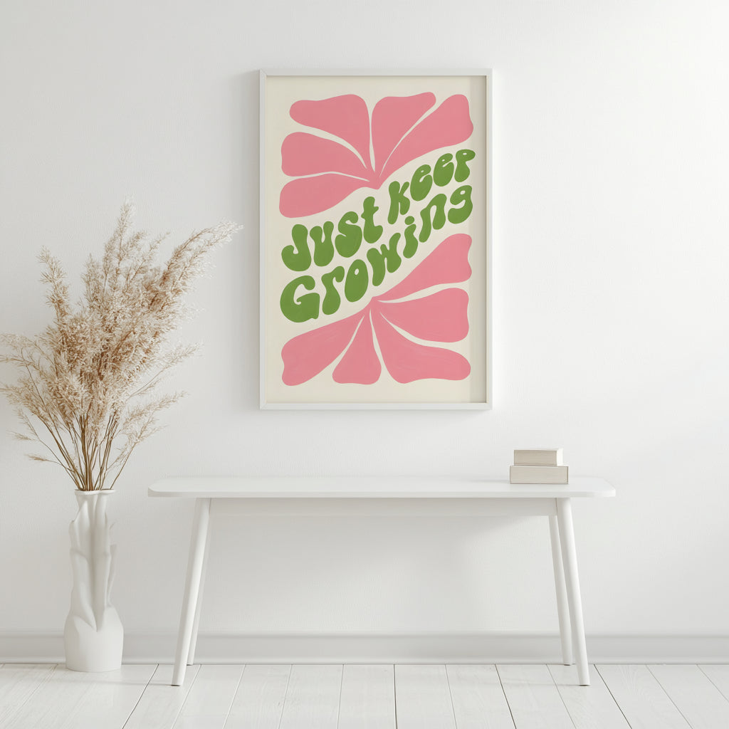 Serene Meadow Wildflower Framed Poster - Image 2