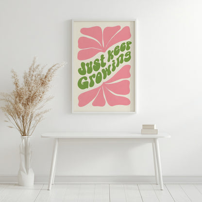 Serene Meadow Wildflower Framed Poster - Image 2