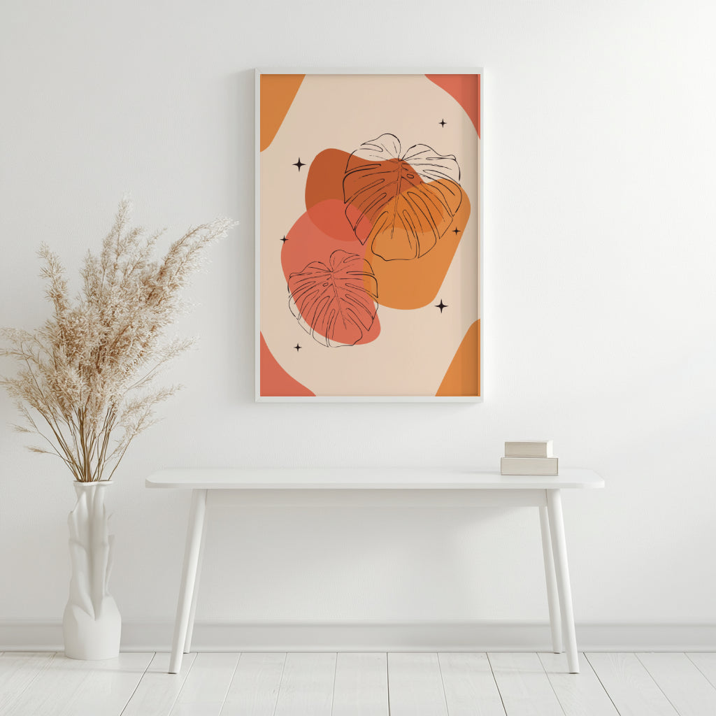 Desert Sunset Landscape Framed Poster - Image 2