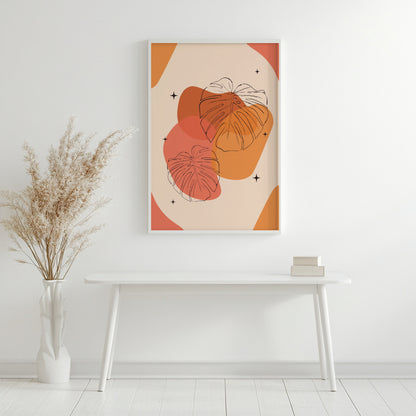 Desert Sunset Landscape Framed Poster - Image 2