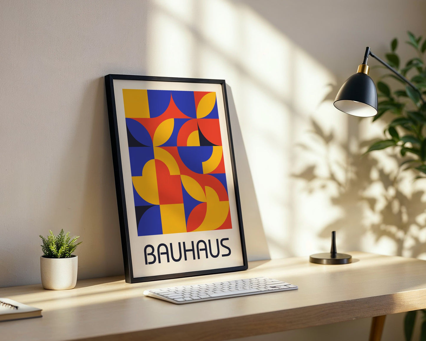 Bauhaus Dimensional Design Framed Poster - Image 2