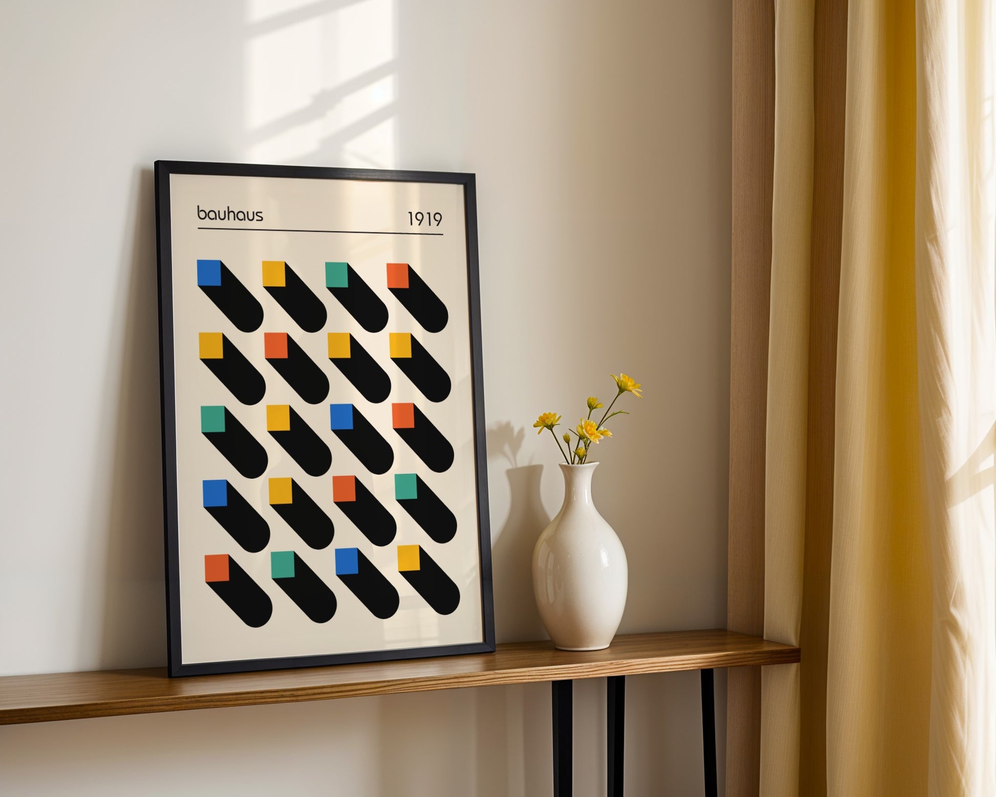 Bauhaus Visual Logic Framed Poster - Image 1