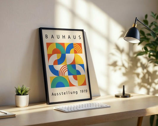 Bauhaus Visual Harmony Framed Poster - Image 2