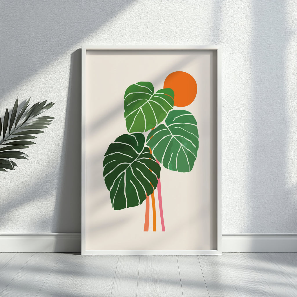 Whimsical Garden Blooms Framed Poster - Image 1