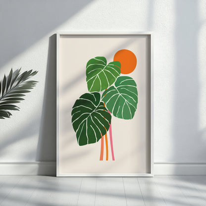 Whimsical Garden Blooms Framed Poster - Image 1
