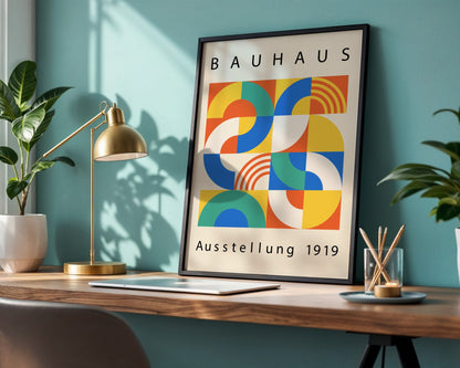 Bauhaus Visual Harmony Framed Poster - Image 3