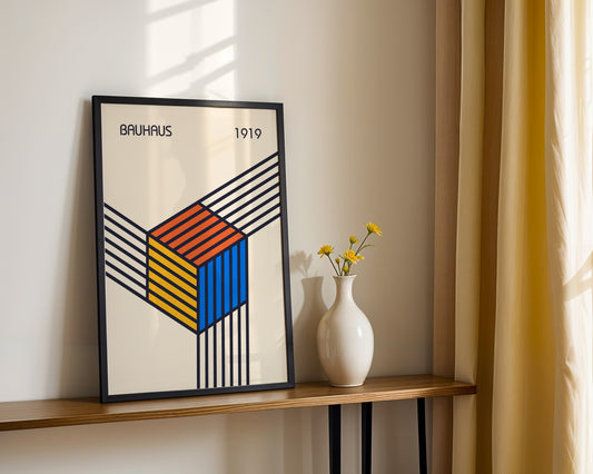Bauhaus Pure Geometry Framed Poster - Image 1