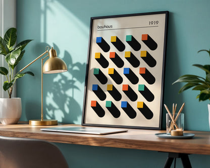 Bauhaus Visual Logic Framed Poster - Image 3