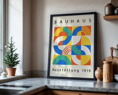 Bauhaus Visual Harmony Framed Poster - Image 4