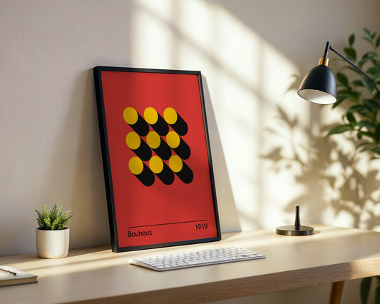 Bauhaus Spatial Design Framed Poster - Image 2