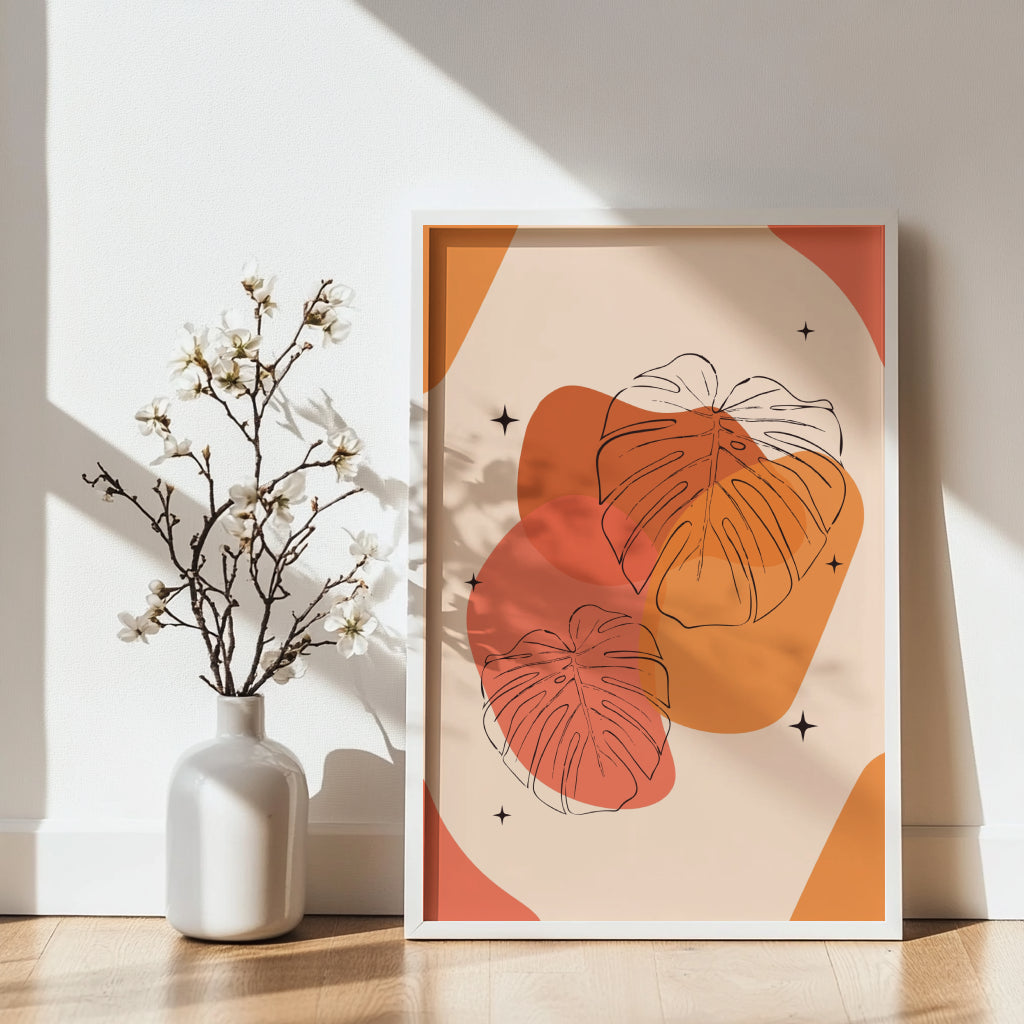 Desert Sunset Landscape Framed Poster - Image 3