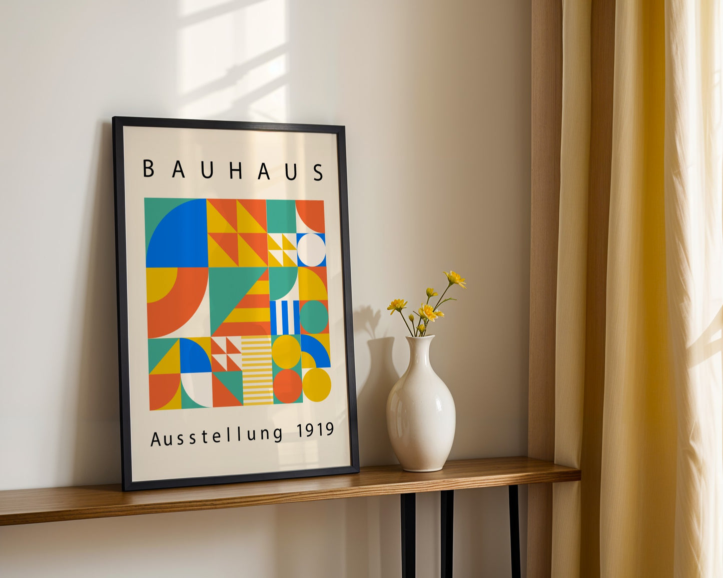Bauhaus Industrial Art Framed Poster - Image 1