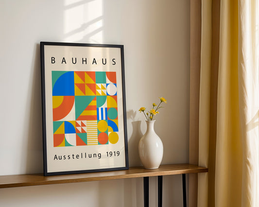 Bauhaus Industrial Art Framed Poster - Image 1
