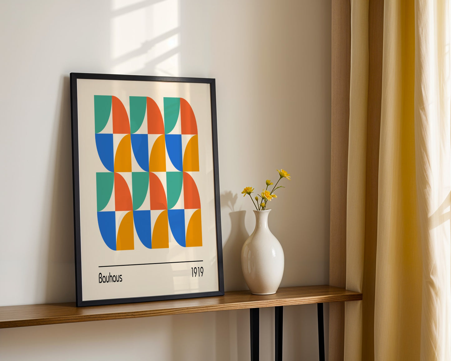 Bauhaus Structural Elements Framed Poster - Image 1