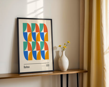 Bauhaus Structural Elements Framed Poster - Image 1