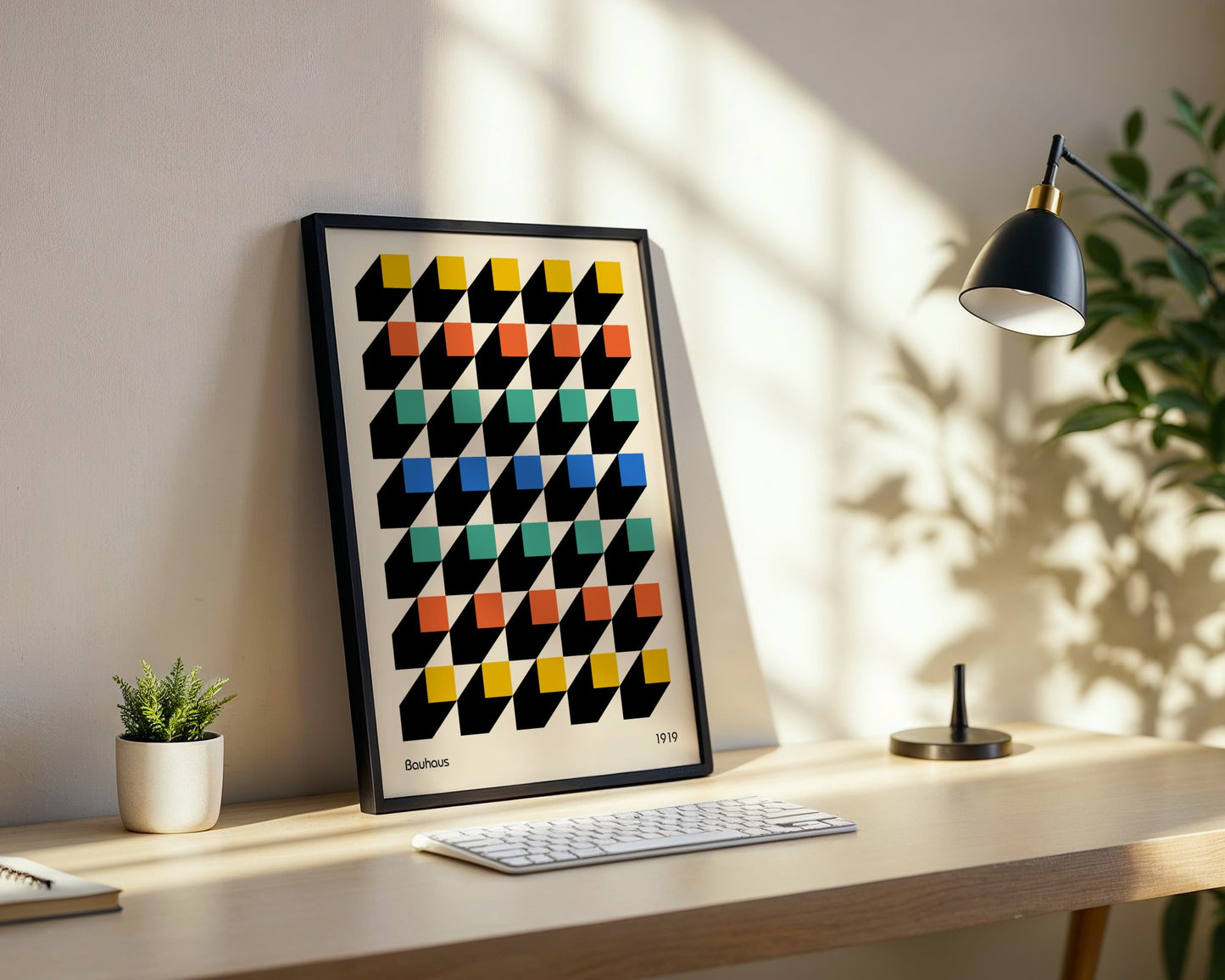 Bauhaus Dynamic Forms Framed Poster - Image 2