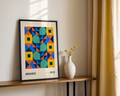 Bauhaus Experimental Design Framed Poster - Image 1